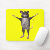 Friendly House Mouse Mousepad (Mit Mouse)