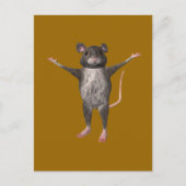 Friendly House Mouse Postkarte (Vorderseite)