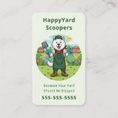 Friendly Hundedreck-Scooper Haustierabfall-Entfern Visitenkarte (Vorderseite)