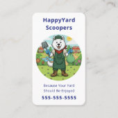 Friendly Hundedreck-Scooper Haustierabfall-Entfern Visitenkarte (Vorderseite)