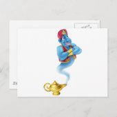 Friendly Jinn oder Genie und magische Öl-Lampe Postkarte (Vorne/Hinten)