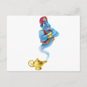 Friendly Jinn oder Genie und magische Öl-Lampe Postkarte (Vorderseite)