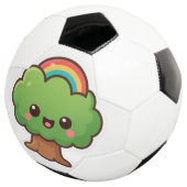 Friendly Kawaii Tree Fußball (Dreiviertel)