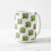 Friendly Kawaii Tree Kaffeetasse (VorderseiteRechts)