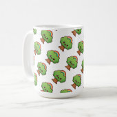 Friendly Kawaii Tree Kaffeetasse (Vorderseite Links)