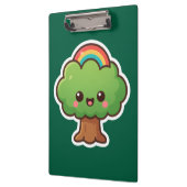 Friendly Kawaii Tree Klemmbrett (Links)