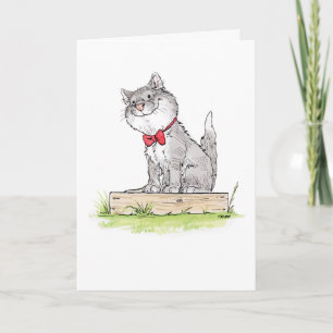 Friendly Kitty Card Karte