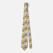 Friendly Lion Print Necktie Krawatte (Vorderseite)