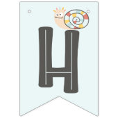 Friendly Little Monster Happy Birthday Banner (Zweite Fahne)