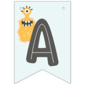 Friendly Little Monster Happy Birthday Banner (Dritte Fahne)