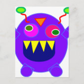 Friendly Monster Postkarte (Vorderseite)