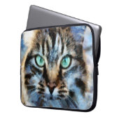 Friendly Ms Kitty Laptop Sleeve (Vorderseite Links)