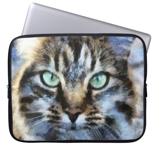 Friendly Ms Kitty Laptop Sleeve (Vorderseite)