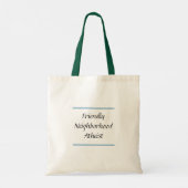 Friendly Neighborhood Atheist Tote Bag Tragetasche (Rückseite)