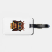 Friendly Owl Gepäckanhänger (Rückseite horizontal)