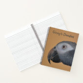 Friendly Parrot Sketchbook Notizblock (Innenseite)