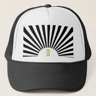 FRIENDLY PICKLEBALL hearts-court Logo & Strahlen a Truckerkappe