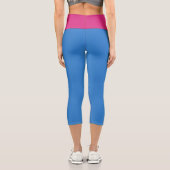 Friendly Pickleball-Logo - FARBEN ANPASSEN - Capri Leggings (Rückseite)
