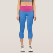Friendly Pickleball-Logo - FARBEN ANPASSEN - Capri Leggings (Vorderseite)