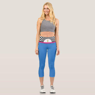 Friendly Pickleball-Logo - FARBEN ANPASSEN - Capri Leggings
