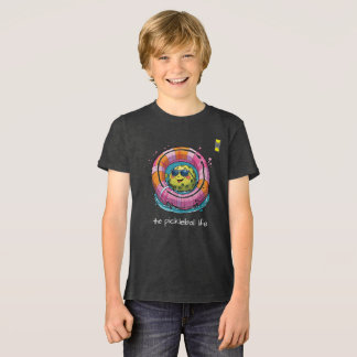 Friendly Pickleball-Logo & lustiger Sommer-Charakt Tri-Blend Shirt