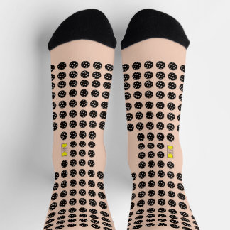 Friendly Pickleball Logo & Pickleball - ANPASSEN Socken