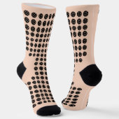 Friendly Pickleball Logo & Pickleball - ANPASSEN Socken (Gewinkelt)
