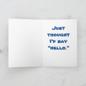 Friendly Polar Bear Karte (Innenseite)