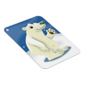 Friendly Polar Bear Magnet (Rechte Seite)