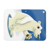 Friendly Polar Bear Magnet (Horizontal)