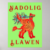 Friendly Red Dragon oder Griffon, fügen Sie Ihren Poster (Vorne)