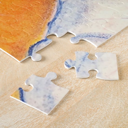 Friendly Red Merry Christmas Front Door Gemütliche Puzzle (Seite)