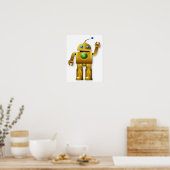 Friendly Robot Poster (Küche)