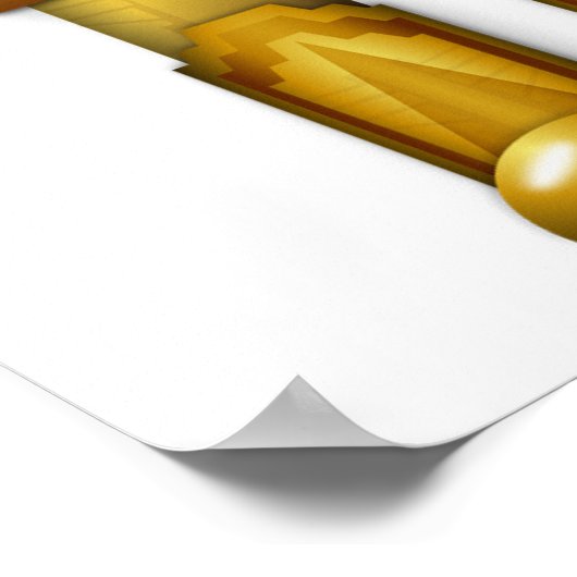 Friendly Robot Poster (Ecke)