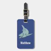 Friendly Shark Gepäckanhänger (Vorderseite vertikal)