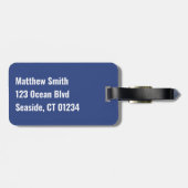 Friendly Shark Gepäckanhänger (Rückseite horizontal)