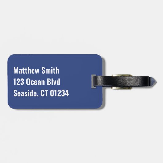 Friendly Shark Gepäckanhänger (Rückseite horizontal)