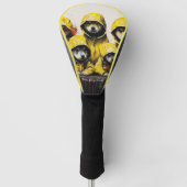 Friendly Shiba Inu Puppy Dogs 001 - Raimon Paladi Golf Headcover (Vorderseite)