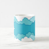 Friendly Skies | Name oder Initialen von Luftfahrt Kaffeetasse (Mittel)