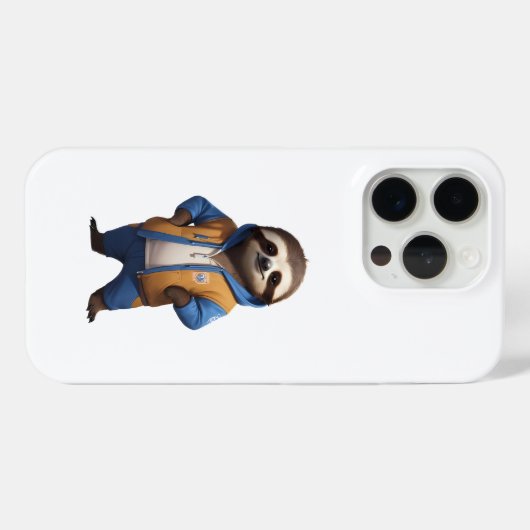 Friendly Sloth Illustration Case-Mate iPhone Hülle (Rückseite (Horizontal))