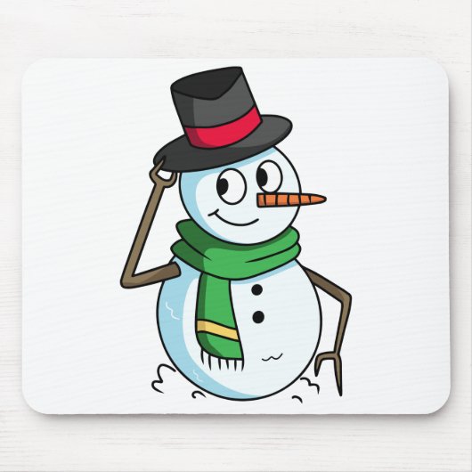 Friendly Snowman Mousepad (Vorne)