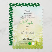 Friendly Spring Einladung (Vorne/Hinten)