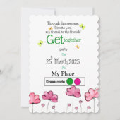 Friendly Spring Einladung (Vorderseite)