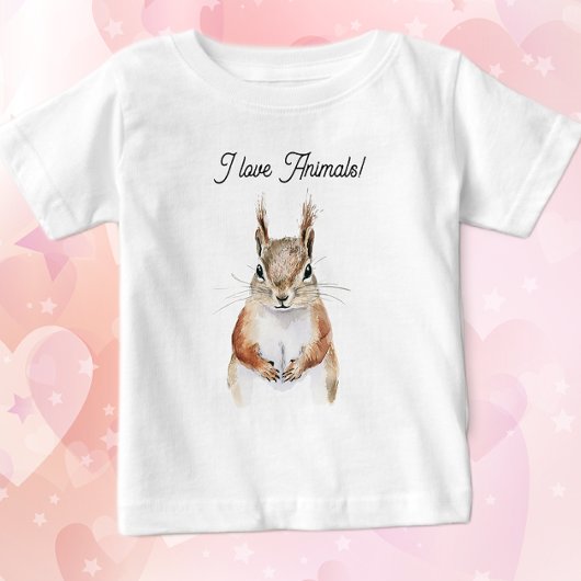Friendly Squirrel  Baby T-shirt