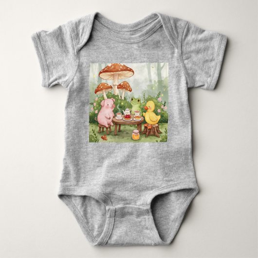 Friendly Tea Baby Strampler (Vorderseite)