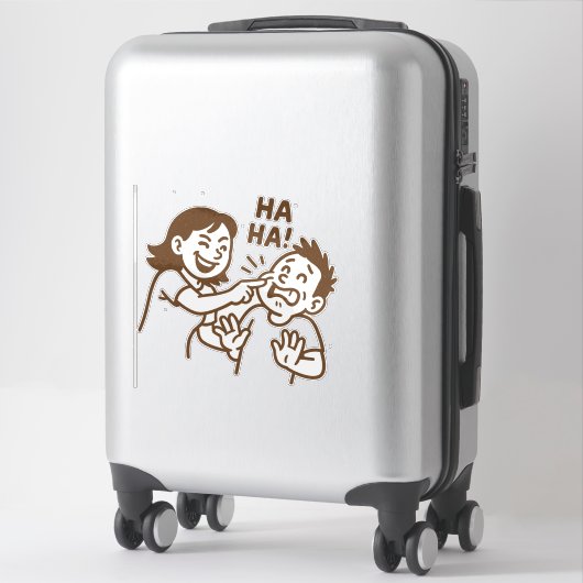 Friendly Tease Aufkleber (Koffer)