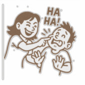 Friendly Tease Aufkleber (Vorderseite)