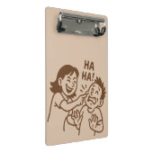 Friendly Tease Mini Klemmbrett (Schrägansicht)