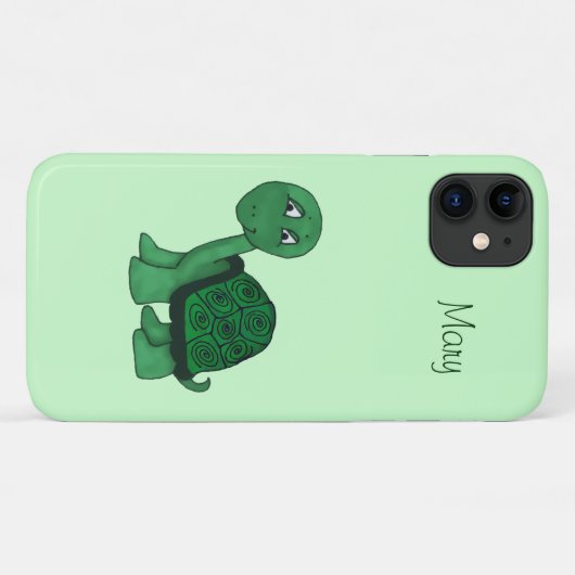 Friendly Turtle Case-Mate iPhone Hülle (Rückseite (Horizontal))