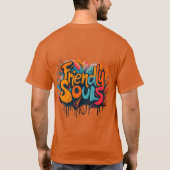 Friendly Vibes Design T-Shirt (Rückseite)